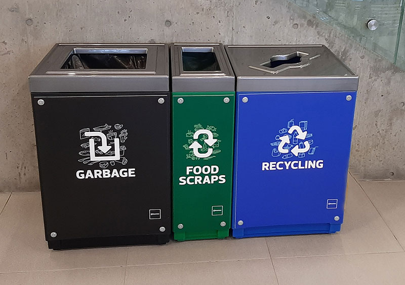 Waste Sorting In The Public Space City Of Edmonton