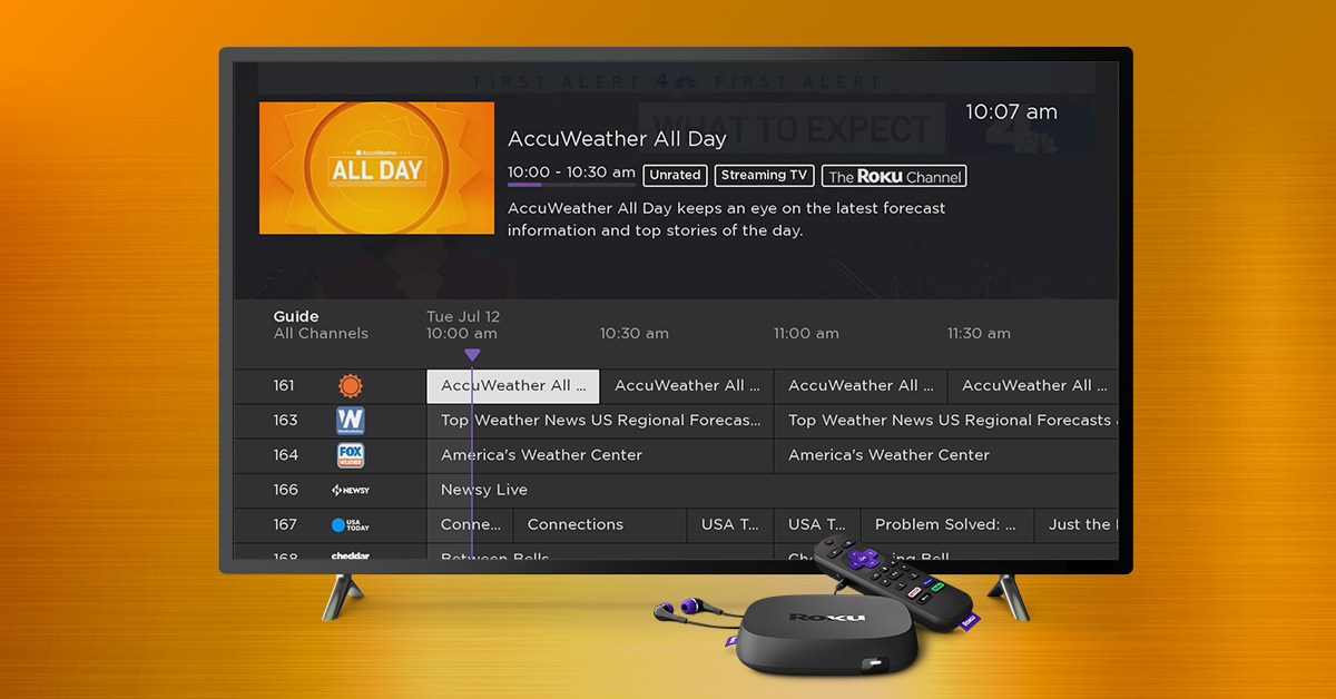 Watch Over 350 Live Tv Stations Through The Roku Channel