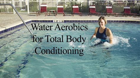 Water Aerobics Total Body Strengthening Cardio Aqua Workout 1