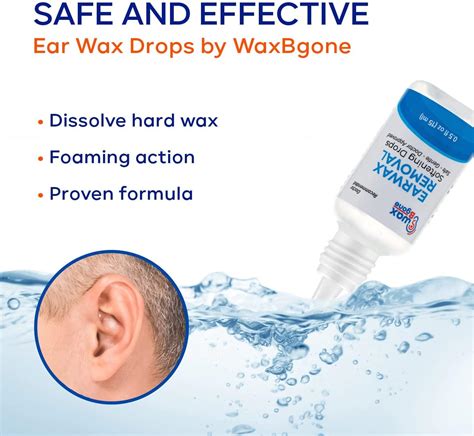 Waxbgone Ear Wax Removal Drops Safe Amp Effective Softening Solution