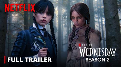 Wednesday Addams Season 2 Trailer Netflix Series Jenna Ortega