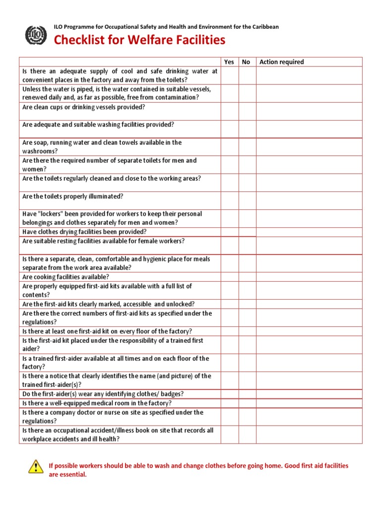 Welfare Checklist Covid 19 Bridgewater School