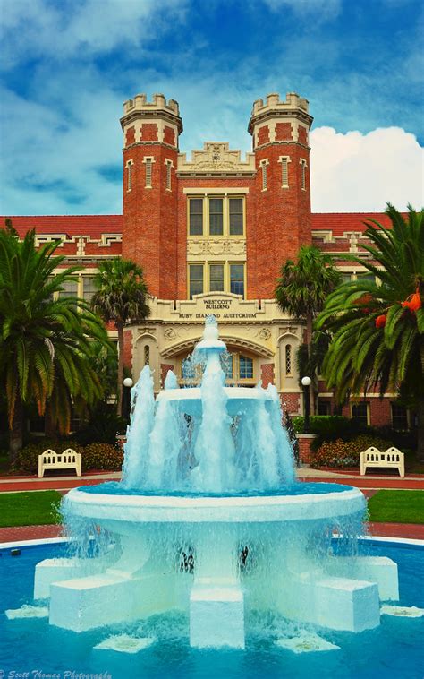 Westcott Building And Fountain Florida State University Flickr