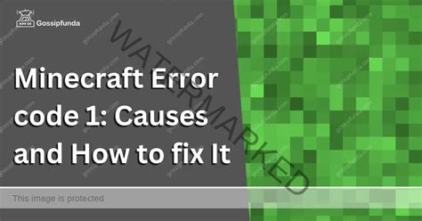 What Causes Minecraft Error Code 1? Fix Now