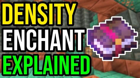 What Does Density Do In Minecraft Enchantment Explained Dexerto