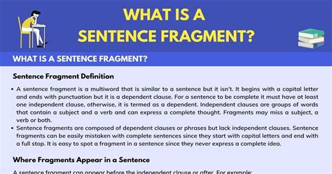 What Is A Sentence Fragment