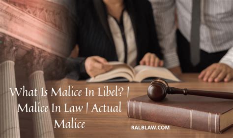 What Is Actual Malice Legal Definition Examples Minc Law