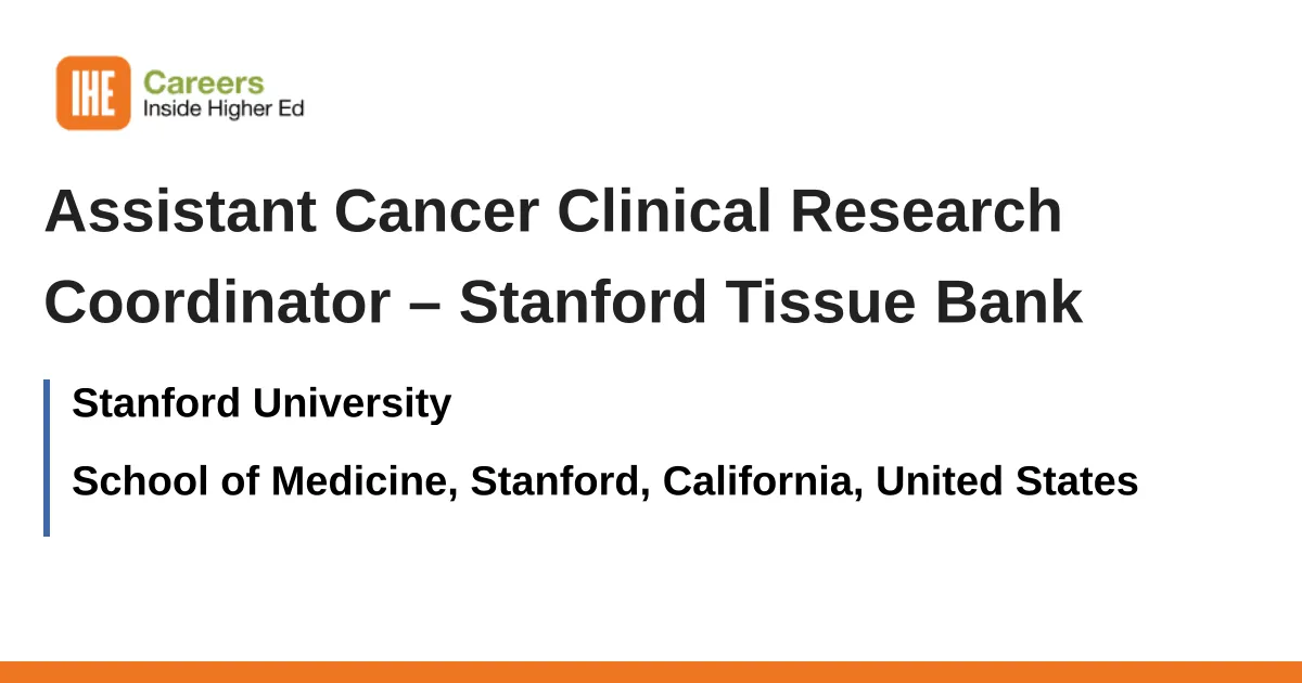 What Is Clinical Research Coordinator Stanford? Job Guide