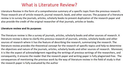 What Is Literature Review Circle Of Business