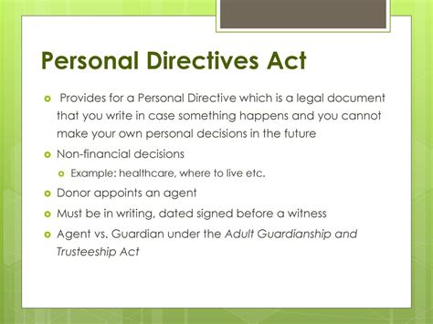 What Is Personal Directive Alberta? Your Rights Guide