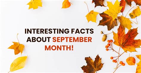 What Is September Known For