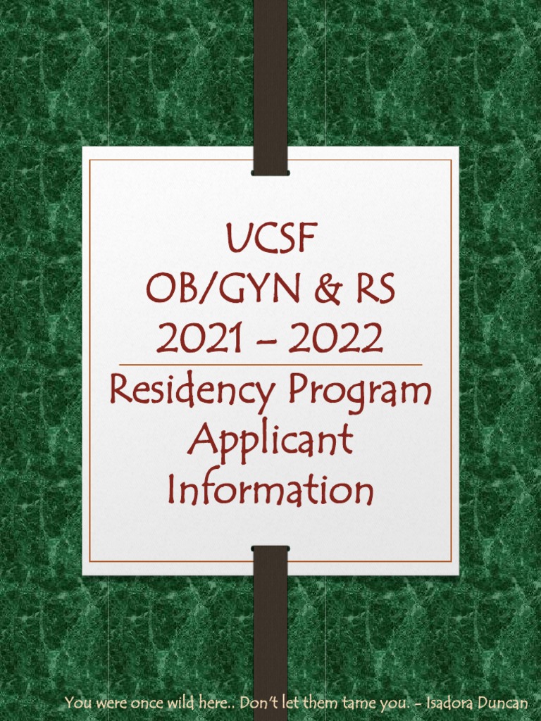 What Is Stanford Obgyn Residency? Application Tips