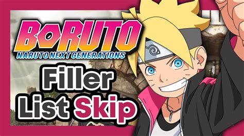 What's Boruto Anime Filler? Skip List Inside