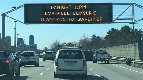 What's Causing Toronto Dvp Closure? Get Updates