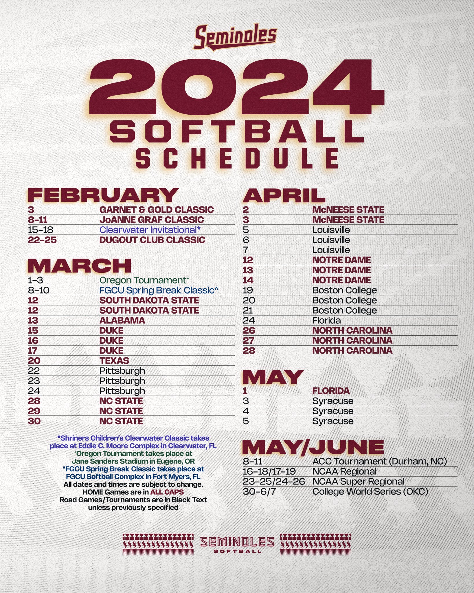 When Is Fsu Softball Schedule 2024? Game Dates Inside