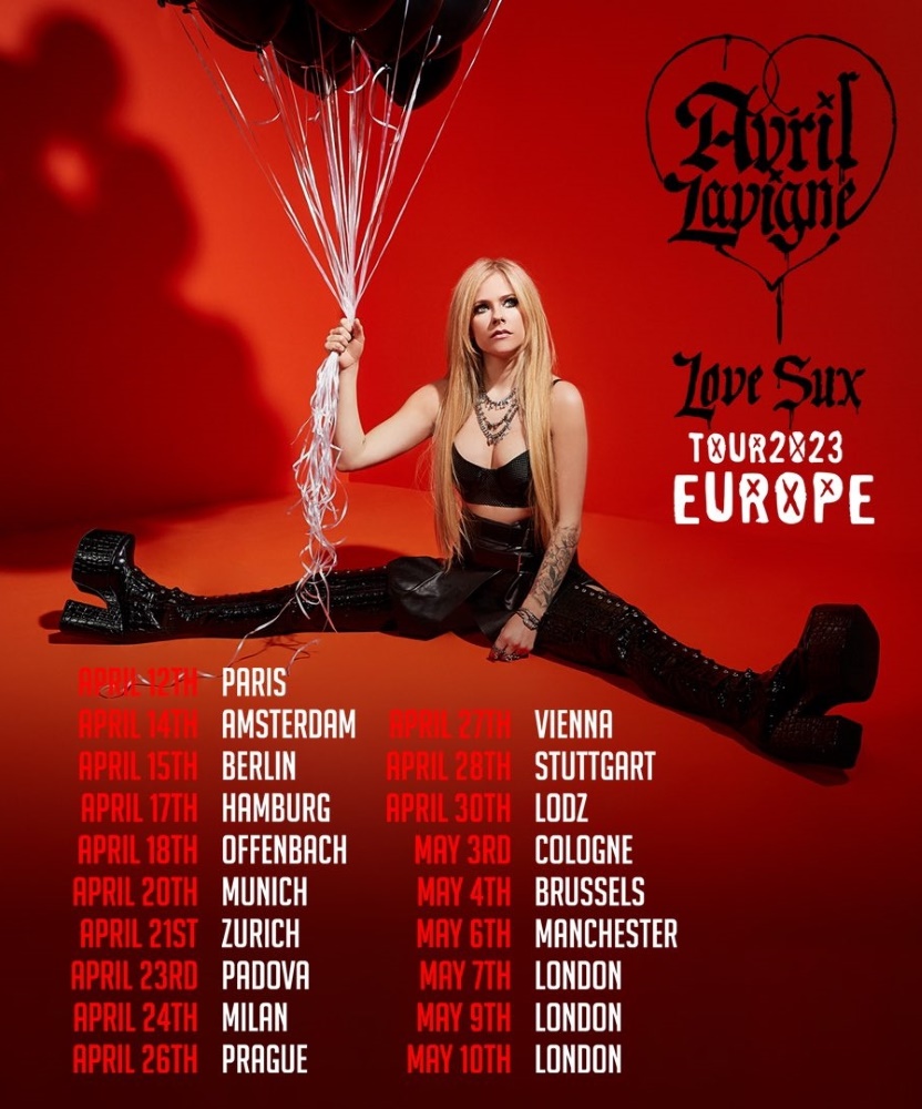 When Is The Avril Lavigne Uk Tour What Cities Is It In And How Can I