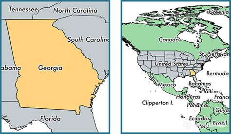 Where Is Georgia State Where Is Georgia Located In The World