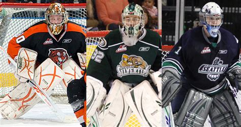 Whl Goalies Invited To Hockey Canada Camp Everett Silvertips