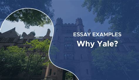 Why Yale Essay Examples