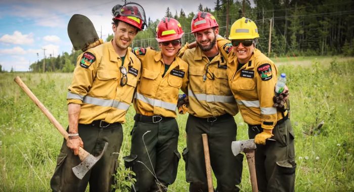 Wildland Firefighters Work Wild