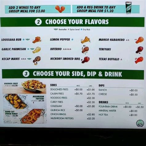 Wingstop Menu Price Singapore 2023 Singapore Restaurant Menu