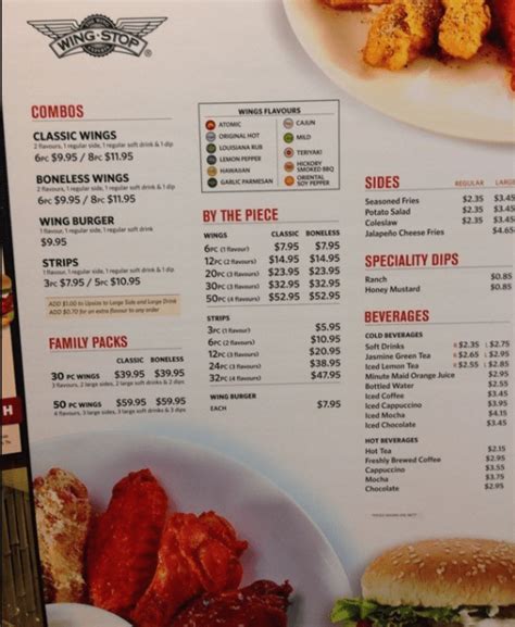 Wingstop Menu With Prices At Clayton Wilson Blog