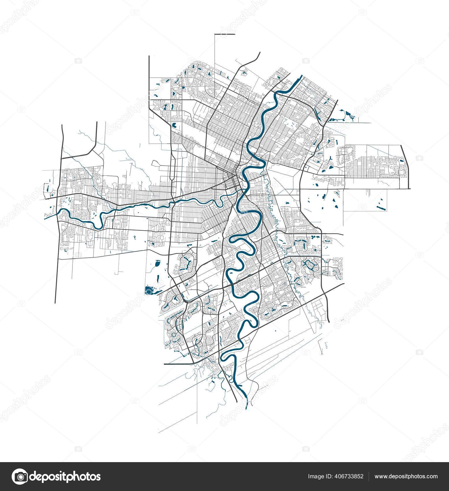 Winnipeg Map Detailed Map Of Winnipeg City Administrative Area