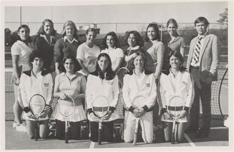 Women Amp 39 S Tennis Team 1978 Yale University Library Online Exhibitions