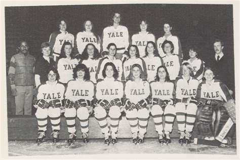 Women S Ice Hockey Team 1978 Yale University Library Online Exhibitions