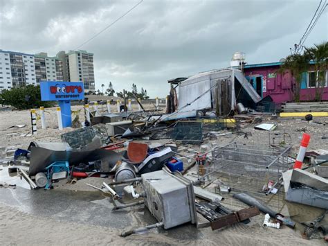 Woodys Waterfront In St Petersburg Beach Damage Hurricane Helene