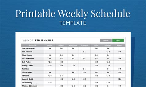 Work Calendar Schedule Lotte Marianne