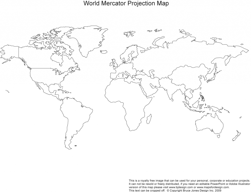 World Map Mercator Projection Printable Printable Maps