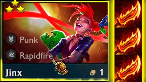 X3 Guinsoo Jinx Maximum Attack Speed Youtube