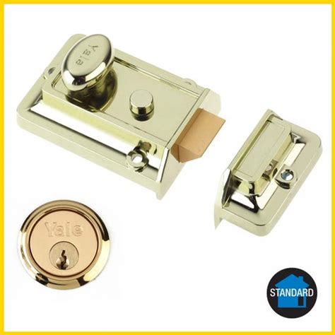 Yale 77 Nightlatch Brasslux