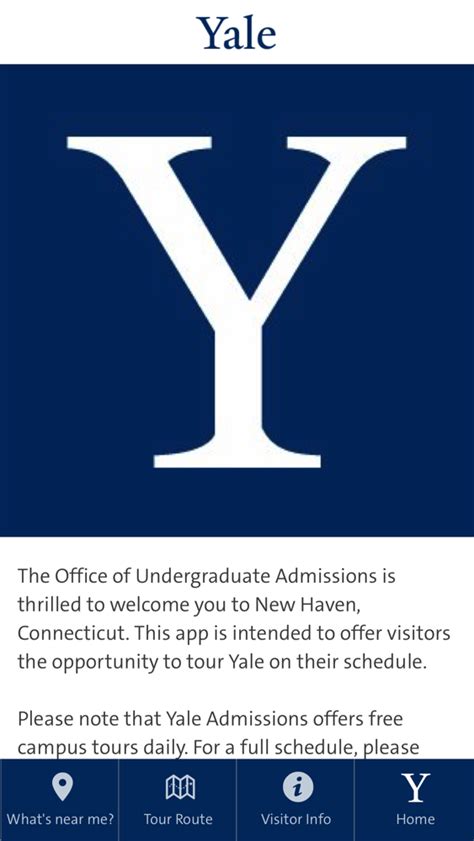 Yale Admissions Campus Tour App For Iphone Free Download Yale