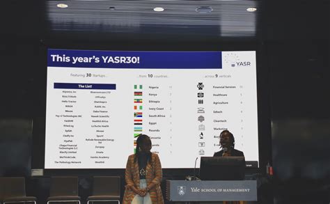 Yale Africa Startup Review Hosts First In Person Event Unveils Annual