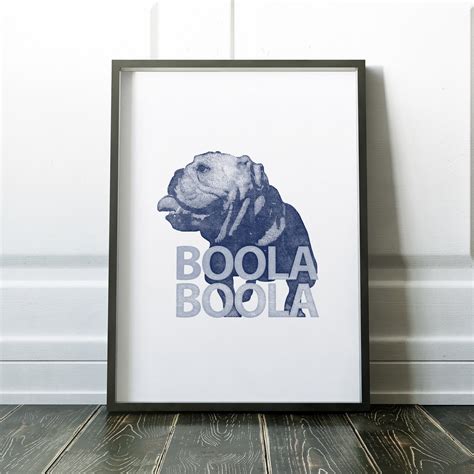 Yale Art Print Boola Boola Inspired Etsy