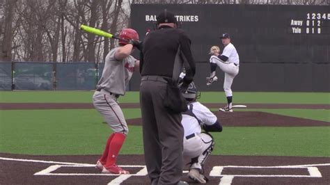 Yale Baseball Yale Vs Hartford Youtube