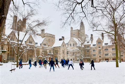 Yale Campus Winter