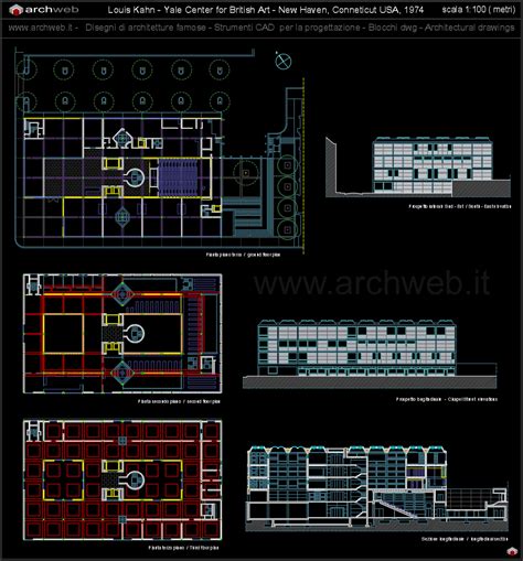 Yale Center For British Art Autocad Dwg