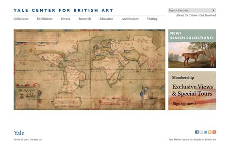 Yale Center For British Art Website Convealer