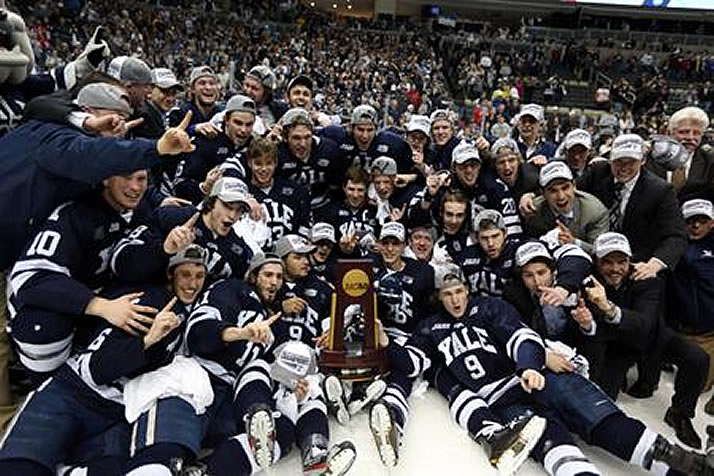 Yale Claims 2013 National Title College Hockey Inc