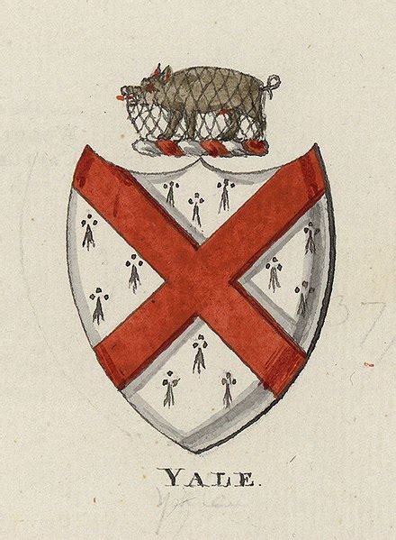 Yale Coat Of Arms Yale Family Crest