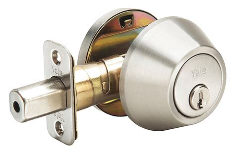 Yale Deadbolt Cylindrical Commercial 3 Yale Edge 49Xt71 Edsc156