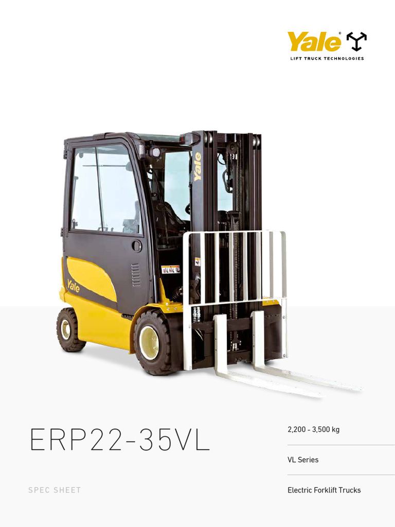 Yale Electric Counterbalanced Erp22 35Vl Multi Equipindo Perkasa