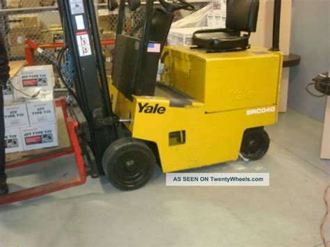 Yale Electric Forklift Erc040bcn36se083