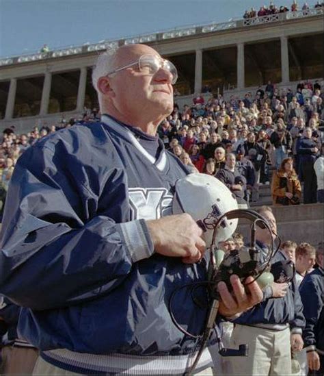 Yale Football Coach Carm Cozza