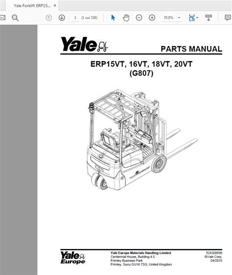 Yale Forklift Manual: Easy Operation Guide