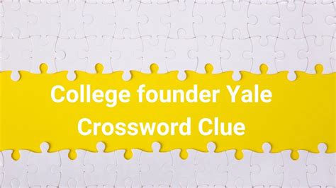 Yale Graduate Crossword Clue