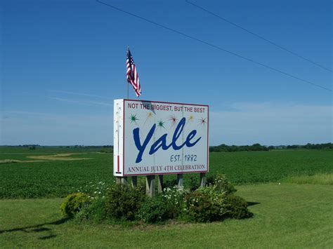 Yale Ia Yale Welcome Sign Photo Picture Image Iowa At City Data Com